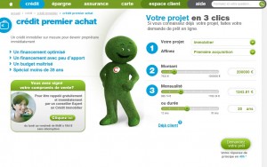 extrait du site cetelem.fr (rubrique 1er achat immo)